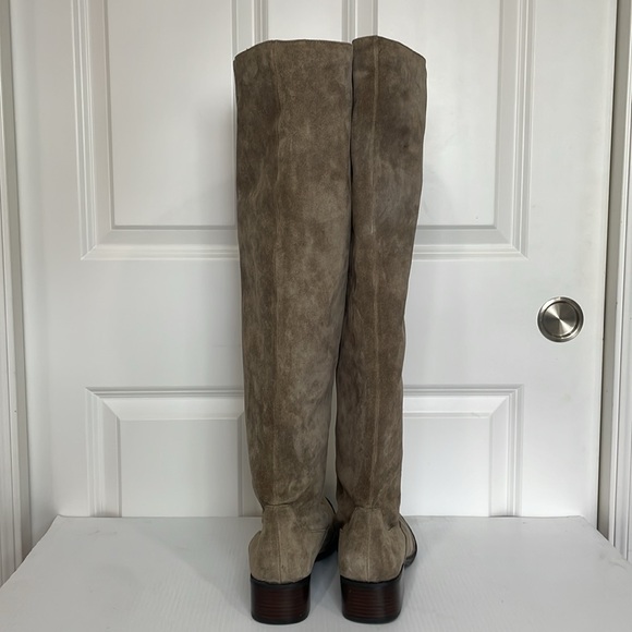 Born Crown Taupe Suede Over the Knee Boot Size 10 Riding Boots Cady - Picture 6 of 15